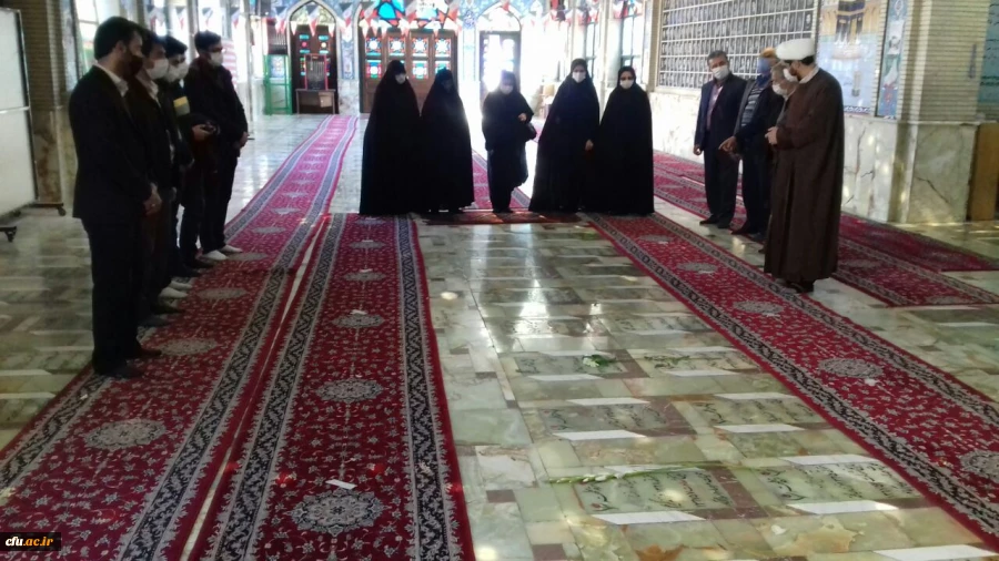 تجدید بیعت با آرمان های انقلاب اسلامی  دانشگاهیان دانشگاه فرهنگیان استان سمنان با حضور در مزار مطهر شهدا  3