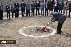 برگزاری آیین آغاز احداث ساختمان موزه و پژوهش سرای پردیس شهید بهشتی مشهد 6