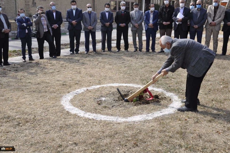 برگزاری آیین آغاز احداث ساختمان موزه و پژوهش سرای پردیس شهید بهشتی مشهد 6
