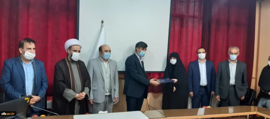 مراسم تکریم و معارفه مسئولان بسیج اساتید دانشگاه فرهنگیان استان تهران برگزار شد. 3