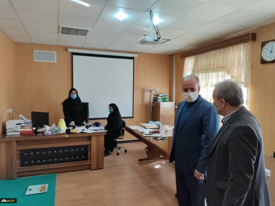 گزارش تصویری بازدید مدیر کل آموزش و پرورش و سرپرست مدیریت امور استانی دانشگاه فرهنگیان از فرایند مصاحبه مهارت آموزان ماده 28 3