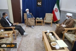  مدیریت دانشگاه فرهنگیان استان ومسئول نهاد نمایندگی مقام معظم رهبری دردانشگاه  با  نماینده ولی فقیه دراستان سیستان وبلوچستان دیدار کردند  2