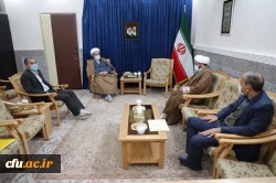  مدیریت دانشگاه فرهنگیان استان ومسئول نهاد نمایندگی مقام معظم رهبری دردانشگاه  با  نماینده ولی فقیه دراستان سیستان وبلوچستان دیدار کردند  4
