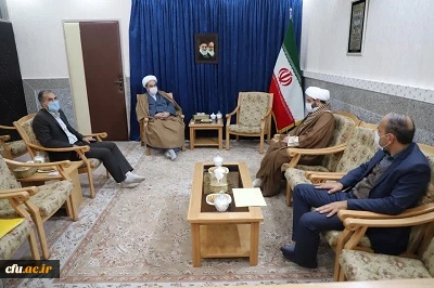  مدیریت دانشگاه فرهنگیان استان ومسئول نهاد نمایندگی مقام معظم رهبری دردانشگاه  با  نماینده ولی فقیه دراستان سیستان وبلوچستان دیدار کردند  4