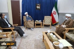  مدیریت دانشگاه فرهنگیان استان ومسئول نهاد نمایندگی مقام معظم رهبری دردانشگاه  با  نماینده ولی فقیه دراستان سیستان وبلوچستان دیدار کردند  5