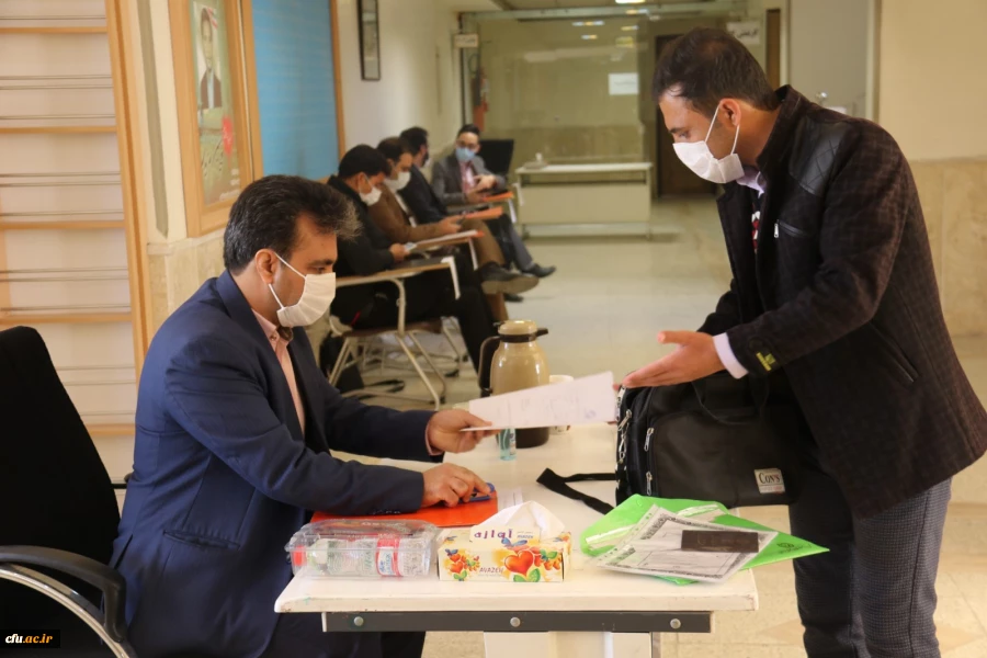 بازدید نماینده وزارت آموزش و پرورش از فرآیند مصاحبه پذیرفته شدگان آزمون استخدامی سال 1399 در پردیس های دانشگاه فرهنگیان یزد
 2