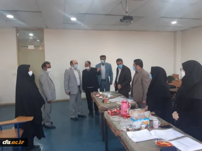 بازدید سرپرست مدیریت امور پردیس های استان تهران از  مراحل مصاحبه و بهسازی مرکز شهید بهشتی  