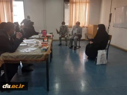 بازدید سرپرست مدیریت امور پردیس های استان تهران از  مراحل مصاحبه و بهسازی مرکز شهید بهشتی   3