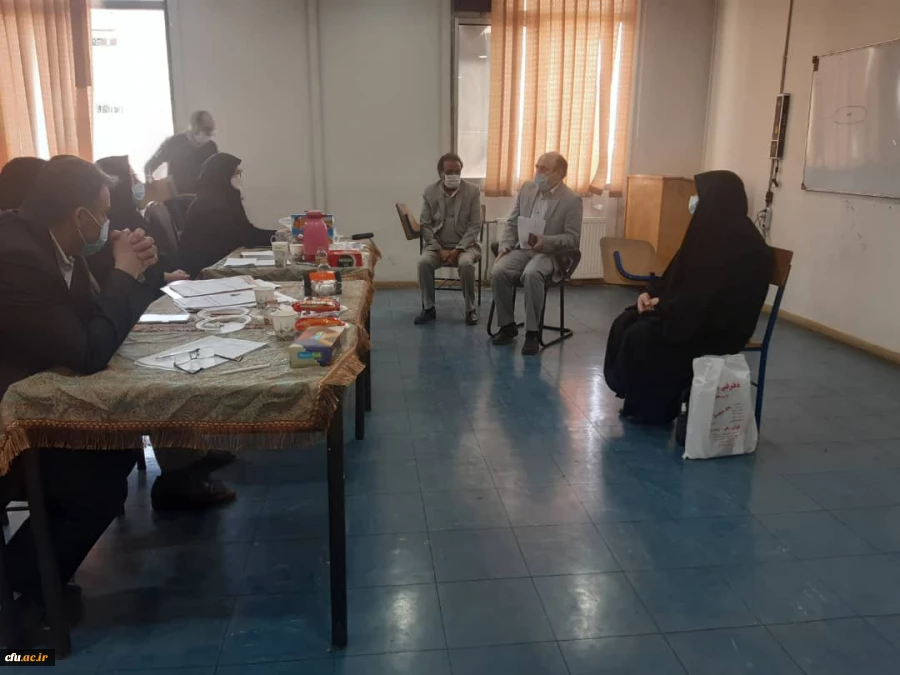 بازدید سرپرست مدیریت امور پردیس های استان تهران از  مراحل مصاحبه و بهسازی مرکز شهید بهشتی   3