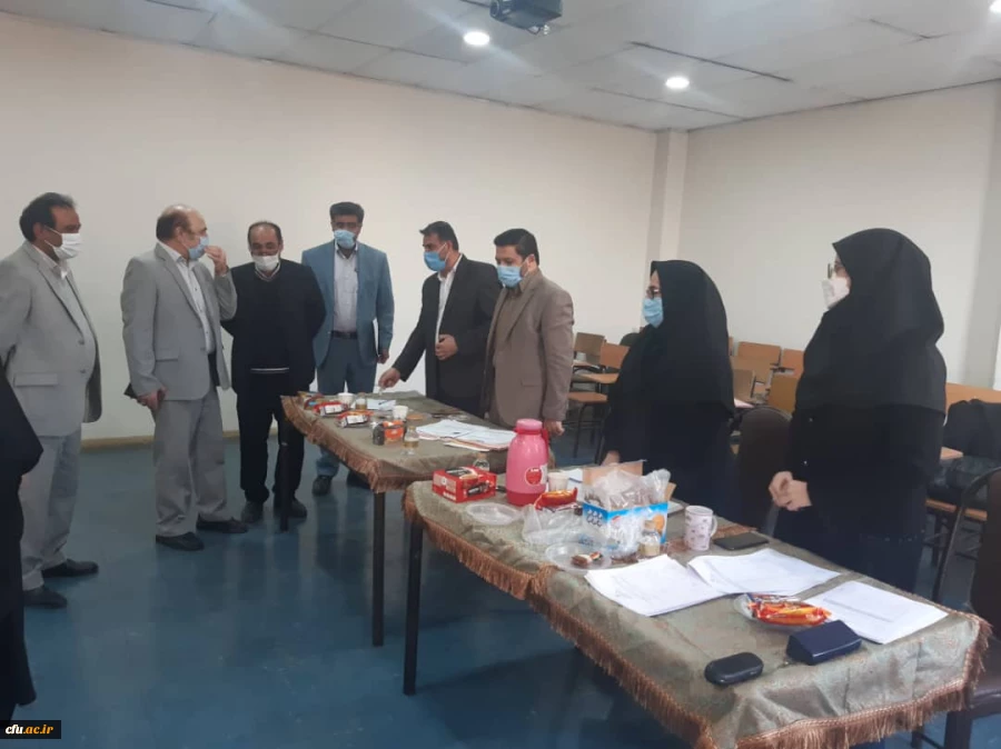 بازدید سرپرست مدیریت امور پردیس های استان تهران از  مراحل مصاحبه و بهسازی مرکز شهید بهشتی   4