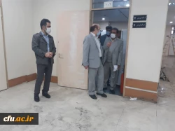بازدید سرپرست مدیریت امور پردیس های استان تهران از  مراحل مصاحبه و بهسازی مرکز شهید بهشتی   6