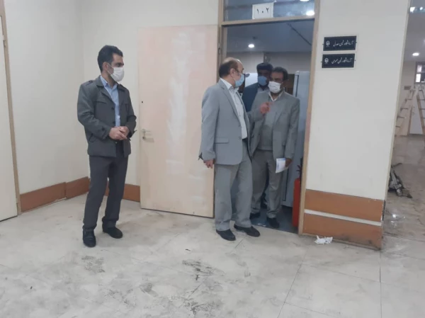 بازدید سرپرست مدیریت امور پردیس های استان تهران از  مراحل مصاحبه و بهسازی مرکز شهید بهشتی   6