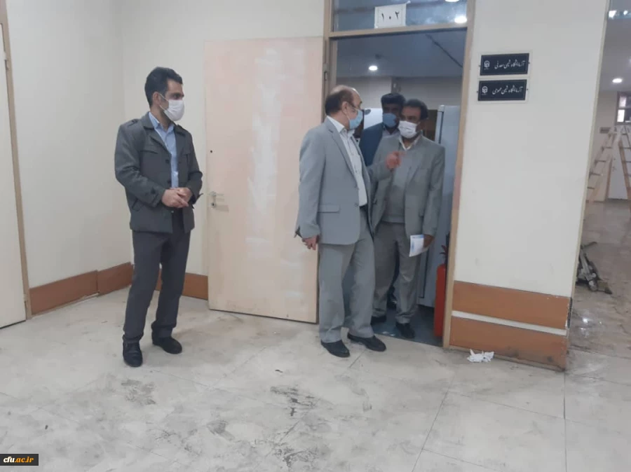 بازدید سرپرست مدیریت امور پردیس های استان تهران از  مراحل مصاحبه و بهسازی مرکز شهید بهشتی   6