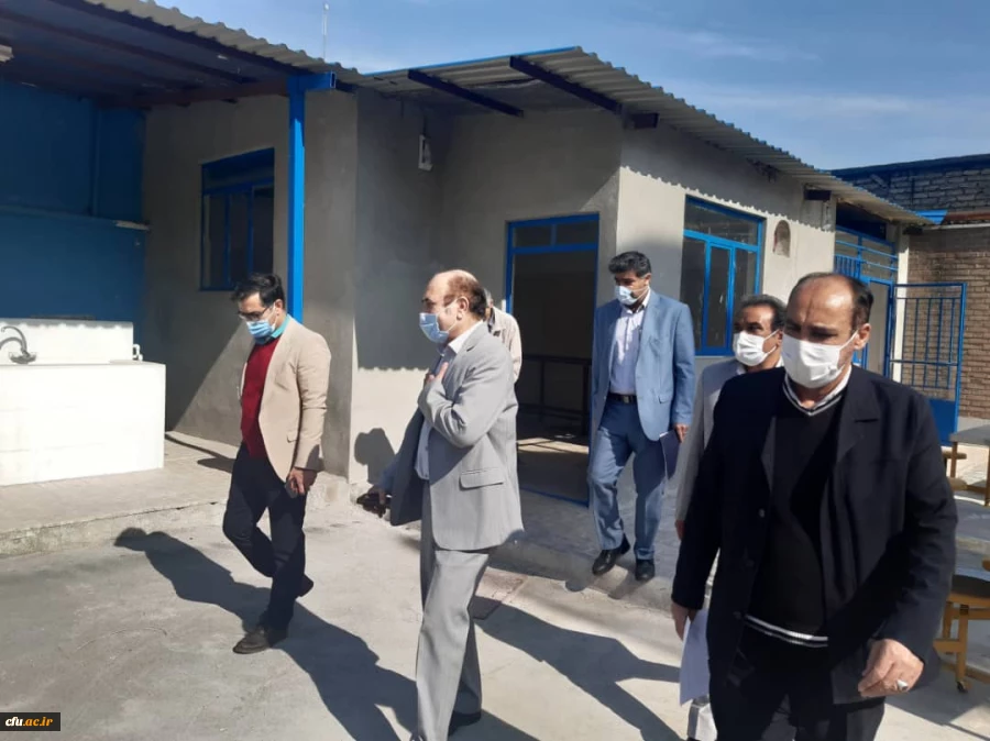 بازدید سرپرست مدیریت امور پردیس های استان تهران از  مراحل مصاحبه و بهسازی مرکز شهید بهشتی   7