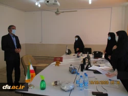 بازدید مسئولین دانشگاه فرهنگیان استان ایلام از محل مصاحبه معرفی شدگان ماده 28
