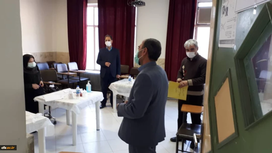 بازدیدمدیرامورپردیس های دانشگاه فرهنگیان کرمانشاه از روند مصاحبه پذیرفته شدگان آزمون استخدام پیمانی ماده 28  2