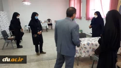 بازدیدمدیرامورپردیس های دانشگاه فرهنگیان کرمانشاه از روند مصاحبه پذیرفته شدگان آزمون استخدام پیمانی ماده 28  3