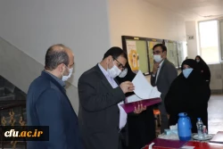بازدید حسن محمدپور سرپرست مدیریت امور پردیس های استانی از مراحل مصاحبه و گزینش مهارت آموزان ماده28 استان قم 3