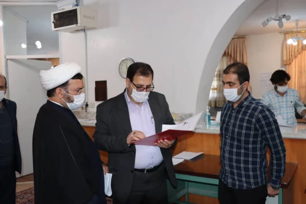 بازدید حسن محمدپور سرپرست مدیریت امور پردیس های استانی از مراحل مصاحبه و گزینش مهارت آموزان ماده28 استان قم 7