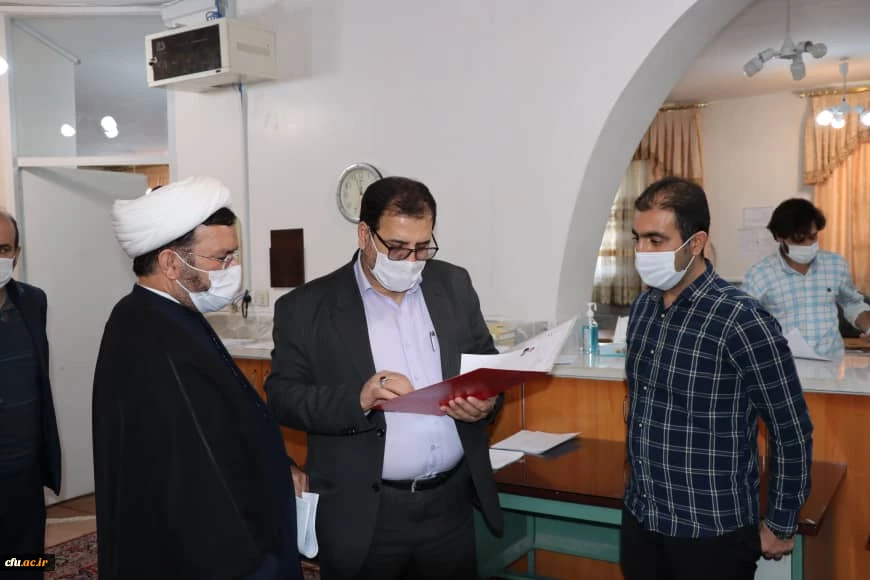 بازدید حسن محمدپور سرپرست مدیریت امور پردیس های استانی از مراحل مصاحبه و گزینش مهارت آموزان ماده28 استان قم 7