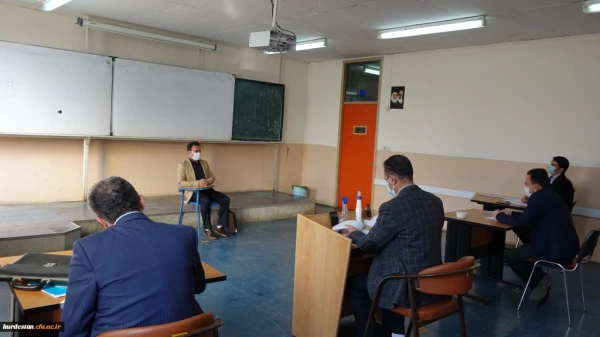 بازدید مدیر امور پردیس های دانشگاه فرهنگیان کردستان از روند مصاحبه داوطلبان ماده 28 6