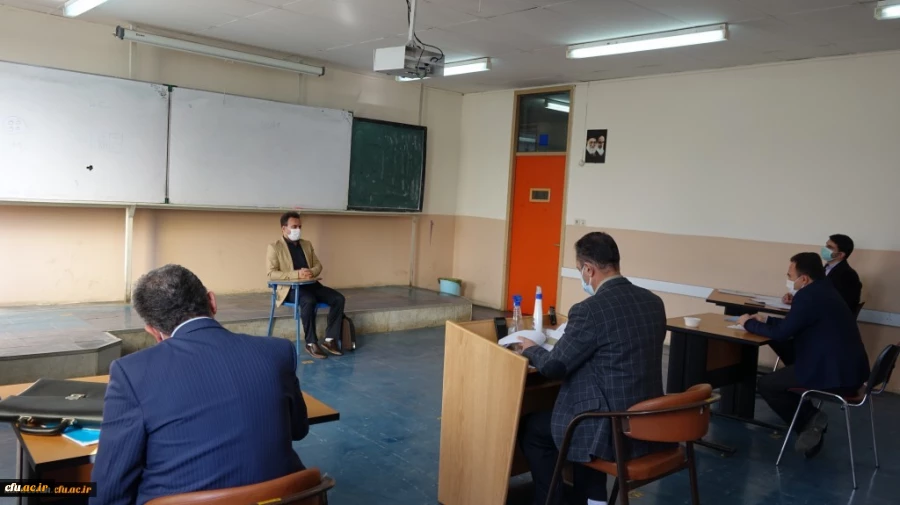 بازدید مدیر امور پردیس های دانشگاه فرهنگیان کردستان از روند مصاحبه داوطلبان ماده 28 6