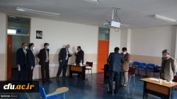 بازدید مدیر امور پردیس های دانشگاه فرهنگیان کردستان از روند مصاحبه داوطلبان ماده 28 7