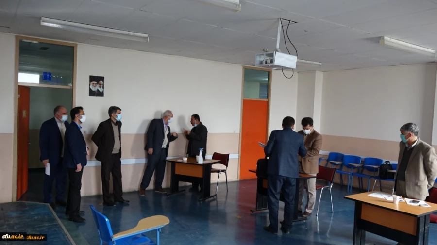 بازدید مدیر امور پردیس های دانشگاه فرهنگیان کردستان از روند مصاحبه داوطلبان ماده 28 7