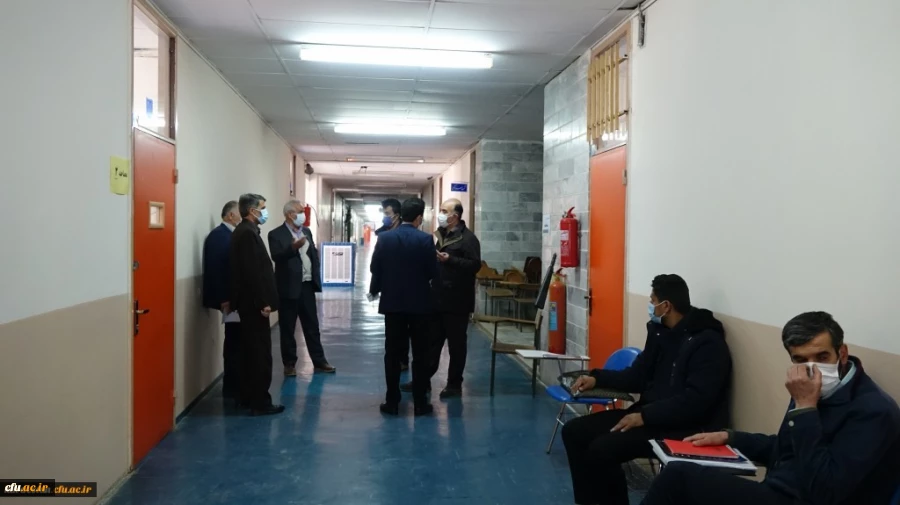 بازدید مدیر امور پردیس های دانشگاه فرهنگیان کردستان از روند مصاحبه داوطلبان ماده 28 8