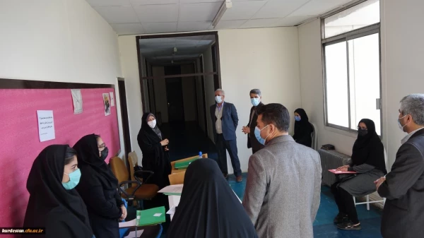 بازدید مدیر امور پردیس های دانشگاه فرهنگیان کردستان از روند مصاحبه داوطلبان ماده 28 15
