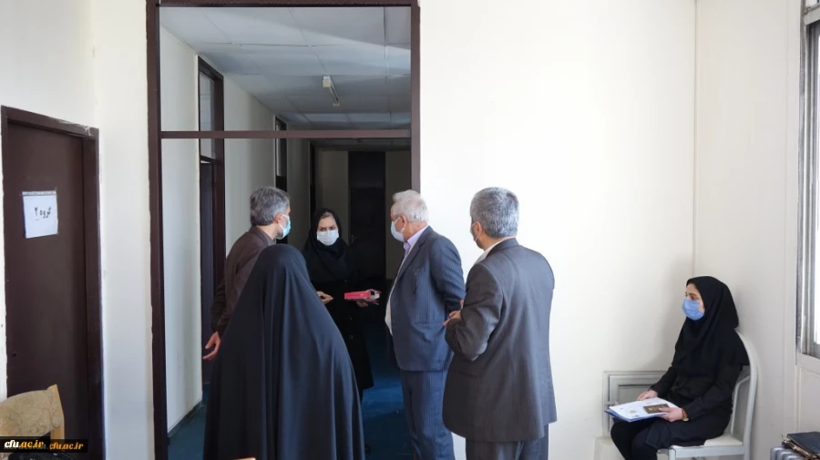 بازدید مدیر امور پردیس های دانشگاه فرهنگیان کردستان از روند مصاحبه داوطلبان ماده 28 16
