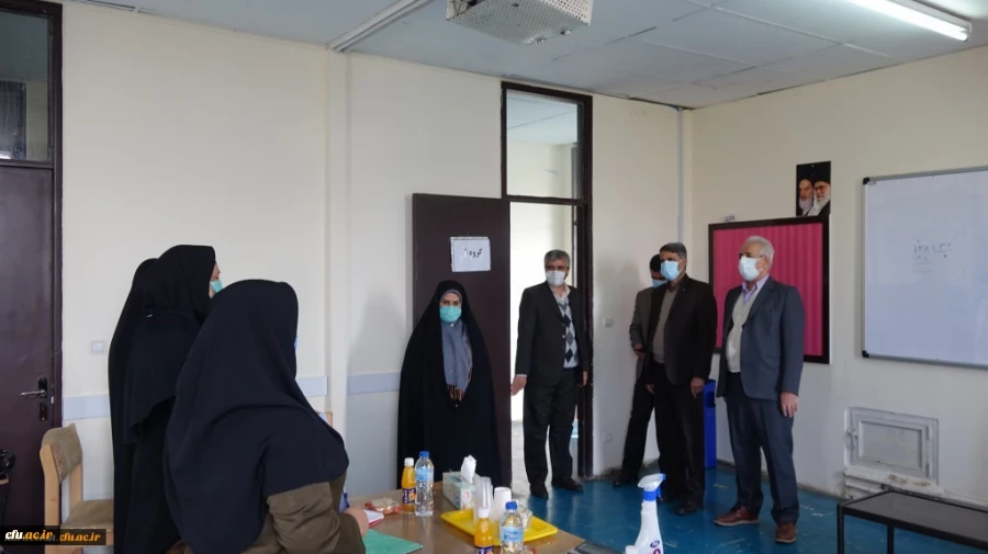 بازدید مدیر امور پردیس های دانشگاه فرهنگیان کردستان از روند مصاحبه داوطلبان ماده 28 18