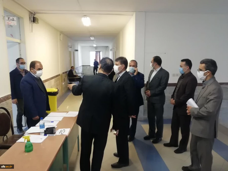 بازدید مدیرکل آموزش و پرورش استان مرکزی از فرآیند مصاحبه آزمون استخدامی سال99 6