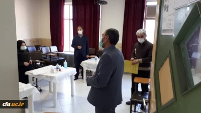 بازدید دکتر محمدی مدیر امورپردیس های استان کرمانشاه از روند مصاحبه پذیرفته شدگان آزمون استخدام پیمانی 