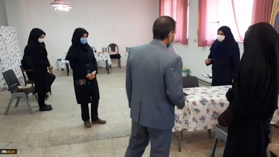 بازدید دکتر محمدی مدیر امورپردیس های استان کرمانشاه از روند مصاحبه پذیرفته شدگان آزمون استخدام پیمانی  3