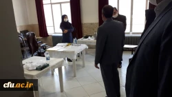 بازدید دکتر محمدی مدیر امورپردیس های استان کرمانشاه از روند مصاحبه پذیرفته شدگان آزمون استخدام پیمانی  5