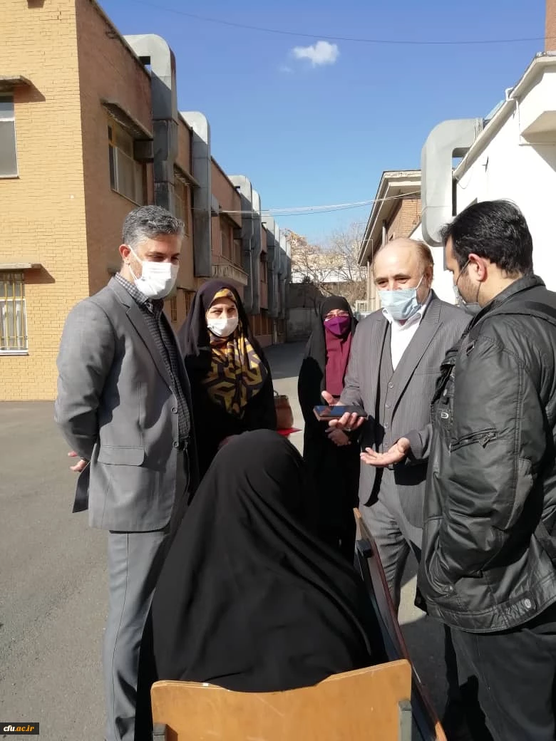 بازدید سرپرست مدیریت امور پردیس های استان تهران از روند برگزاری مصاحبه مرکز شهید باهنر   3