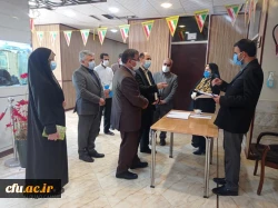 بازدید معاون دانشجویی دانشگاه فرهنگیان  از فرآیند مصاحبه تخصصی آزمون استخدامی آموزش و پرورش 3