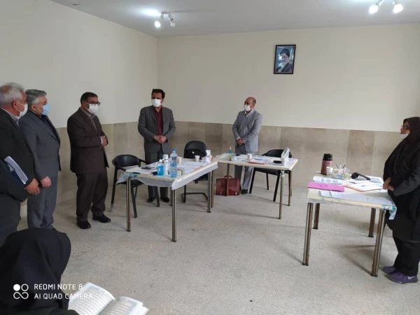 بازدید معاون دانشجویی دانشگاه فرهنگیان  از فرآیند مصاحبه تخصصی آزمون استخدامی آموزش و پرورش 4