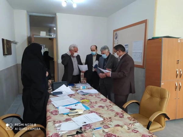 بازدید معاون دانشجویی دانشگاه فرهنگیان  از فرآیند مصاحبه تخصصی آزمون استخدامی آموزش و پرورش 5