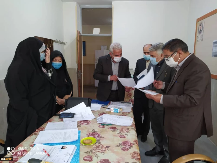 بازدید معاون دانشجویی دانشگاه فرهنگیان  از فرآیند مصاحبه تخصصی آزمون استخدامی آموزش و پرورش 6