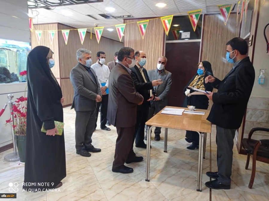 بازدید معاون دانشجویی دانشگاه فرهنگیان  از فرآیند مصاحبه تخصصی آزمون استخدامی آموزش و پرورش 3