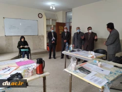 بازدید معاون دانشجویی دانشگاه فرهنگیان  از فرآیند مصاحبه تخصصی آزمون استخدامی آموزش و پرورش 5