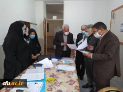 بازدید معاون دانشجویی دانشگاه فرهنگیان  از فرآیند مصاحبه تخصصی آزمون استخدامی آموزش و پرورش 6