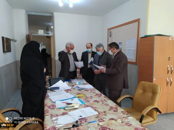بازدید معاون دانشجویی دانشگاه فرهنگیان از فرآیند مصاحبه تخصصی آزمون استخدامی آموزش و پرورش 2