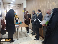 بازدید معاون دانشجویی دانشگاه فرهنگیان از فرآیند مصاحبه تخصصی آزمون استخدامی آموزش و پرورش 4