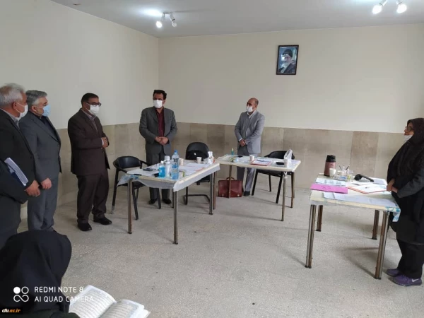 بازدید معاون دانشجویی دانشگاه فرهنگیان از فرآیند مصاحبه تخصصی آزمون استخدامی آموزش و پرورش 5