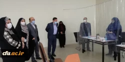 بازدید رییس دانشگاه فرهنگیان از روند مصاحبه مهارت آموزان ماده 28 و فضاهای مرکز شهید باهنر 2