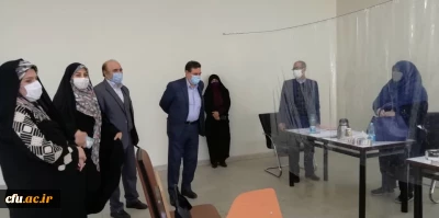 بازدید رییس دانشگاه فرهنگیان کشور از روند مصاحبه مهارت آموزان ماده 28 و فضاهای مرکز شهید باهنر تهران 