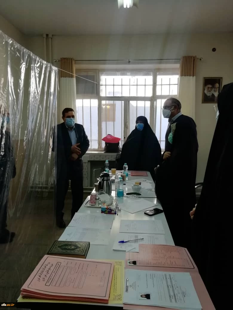 بازدید رییس دانشگاه فرهنگیان از روند مصاحبه مهارت آموزان ماده 28 و فضاهای مرکز شهید باهنر 3
